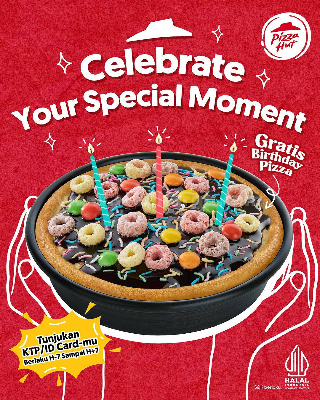 Promo PIZZA HUT GRATIS Birthday Pizza